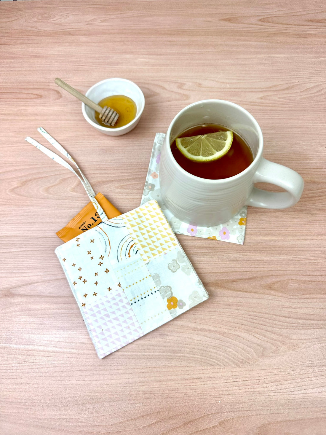 Scrappy Herbal Tea Coaster Tutorial