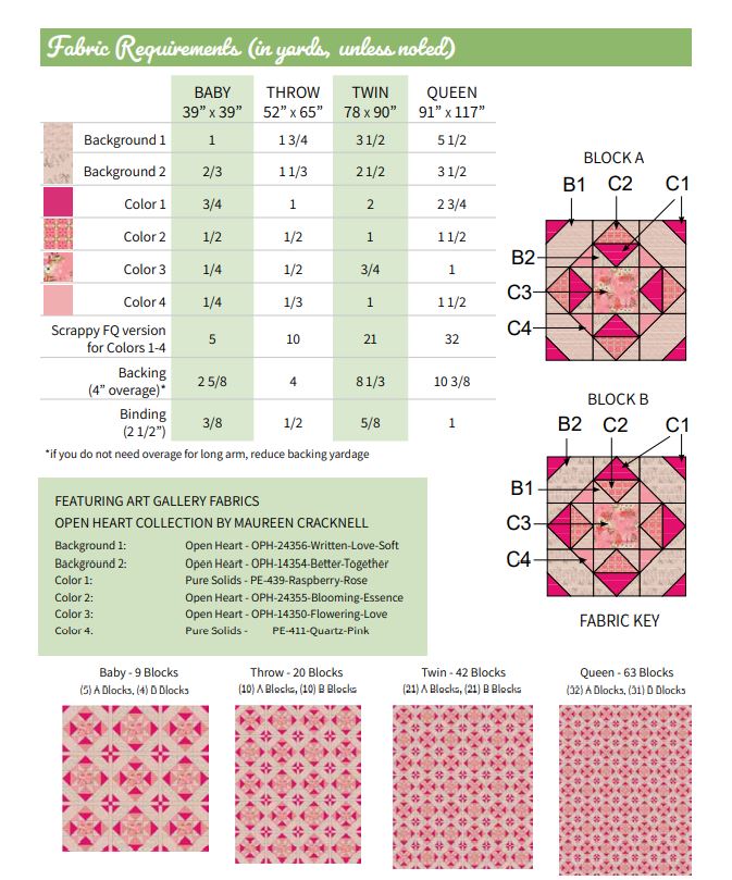 Alta Blooms Quilt Pattern